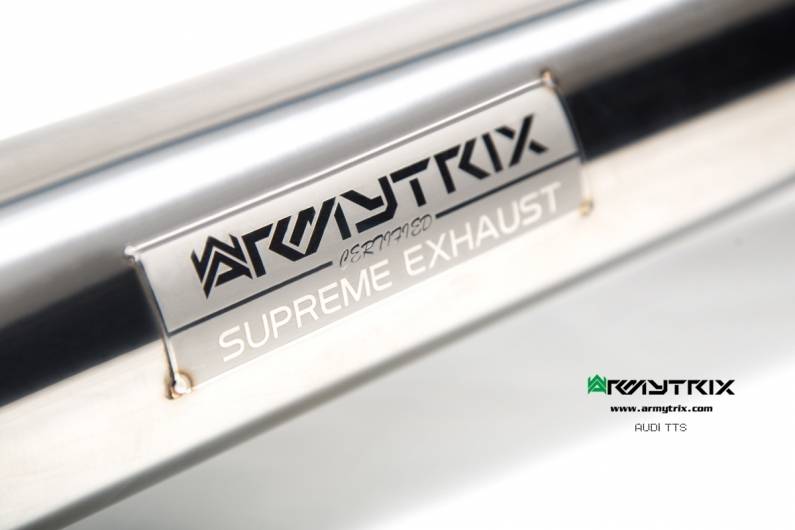 Escape Armytrix SS. Inox. Valvetronic Audi TTS 8J