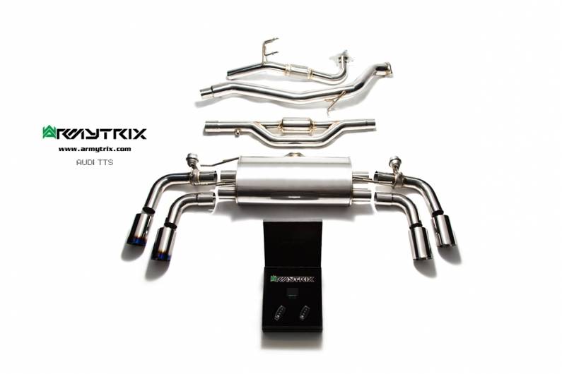 Escape Armytrix SS. Inox. Valvetronic Audi TTS 8J