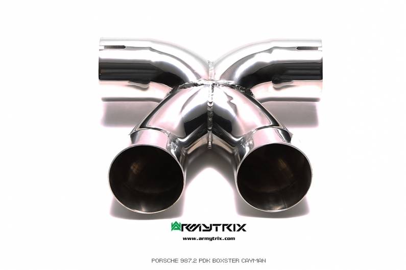 Escape Armytrix SS. Inox. Valvetronic Porsche Cayman Boxter 987 MK2