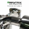 Escape Armytrix SS. Inox. Valvetronic Porsche 991 Turbo Turbo S