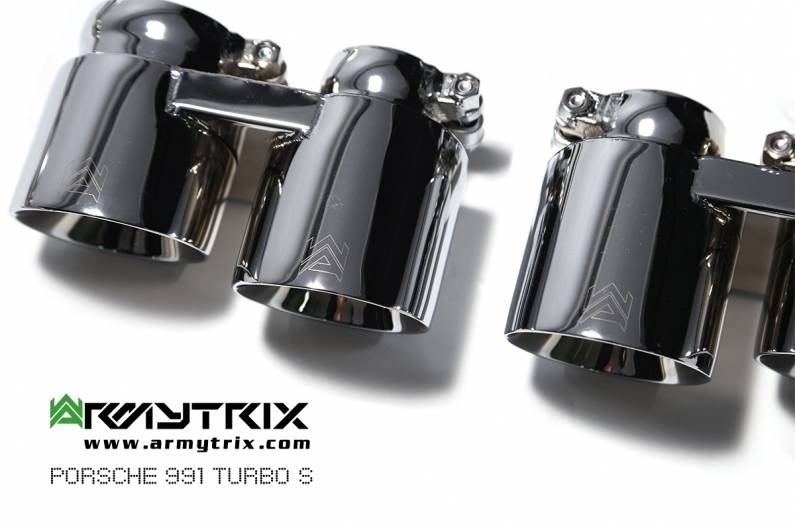 Escape Armytrix SS. Inox. Valvetronic Porsche 991 Turbo Turbo S