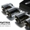 Escape Armytrix SS. Inox. Valvetronic Porsche 991 Turbo Turbo S