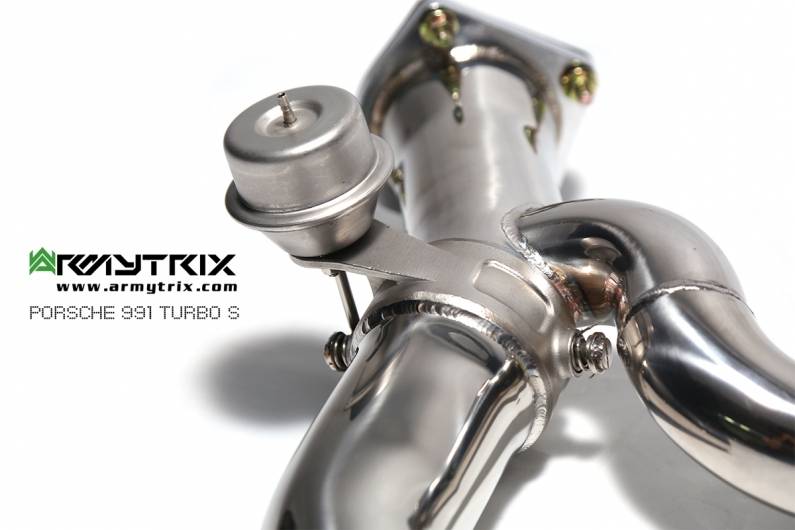 Escape Armytrix SS. Inox. Valvetronic Porsche 991 Turbo Turbo S