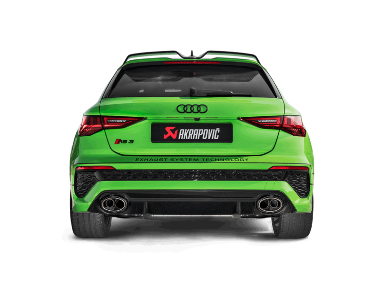 alt="Sistema de escape Akrapovic Audi RS3"