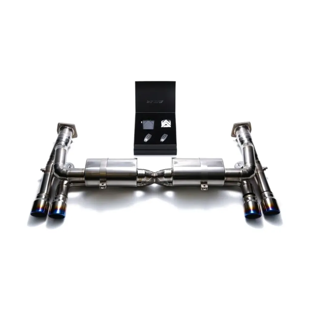 Armytrix TI. Titanium Valvetronic Exhaust for Porsche 997 Turbo Turbo S MkI