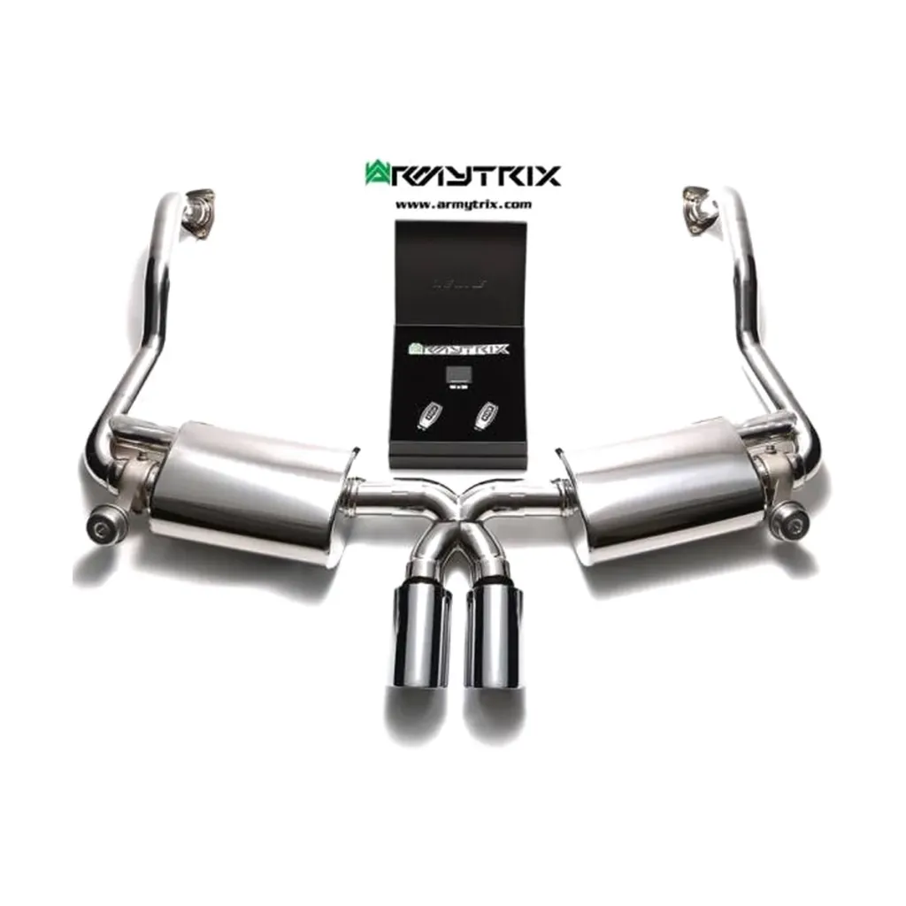 Armytrix Stainless Steel Valvetronic Exhaust for Porsche Cayman Boxter 987 MK2