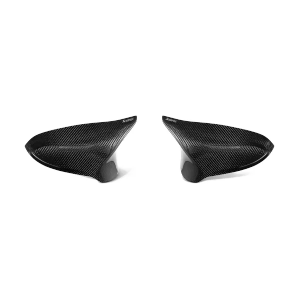 Carbon Akrapovic Mirror Caps for BMW M2 F87N Competition M3 F80 M4 F82 F83