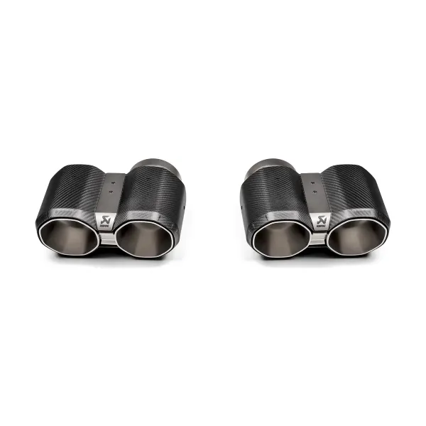Colas de escape Akrapovič de carbono para BMW M3 G80