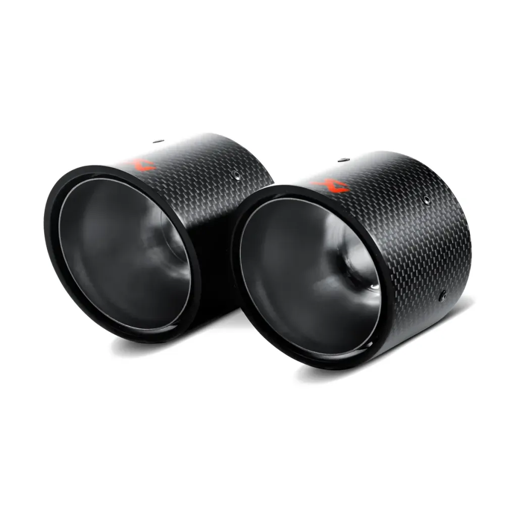 Colas de escape Akrapovič de carbono para Mini