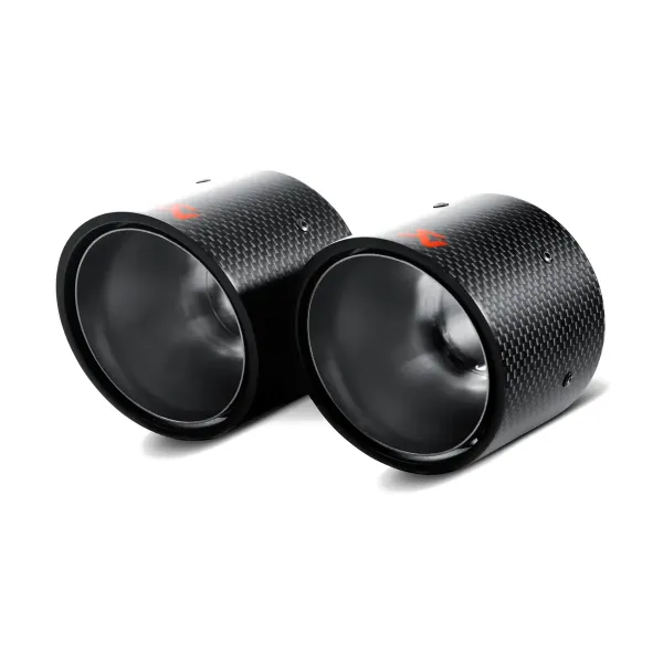 Colas de escape Akrapovič de carbono para Mini