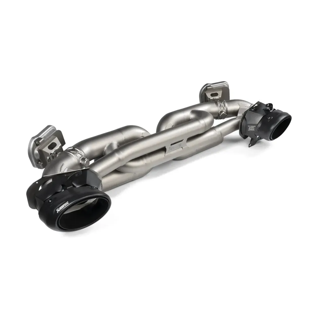 Colas de escape Akrapovič de titanio para Porsche 911 991 Turbo