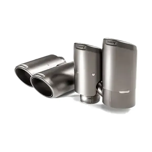 Colas de escape Akrapovič de titanio para Porsche Cayenne PO536