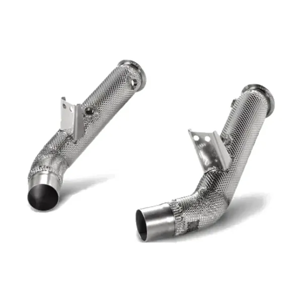 Downpipe Set w/o Cat Akrapovič Stainless Steel for Alfa Romeo Giulia 952