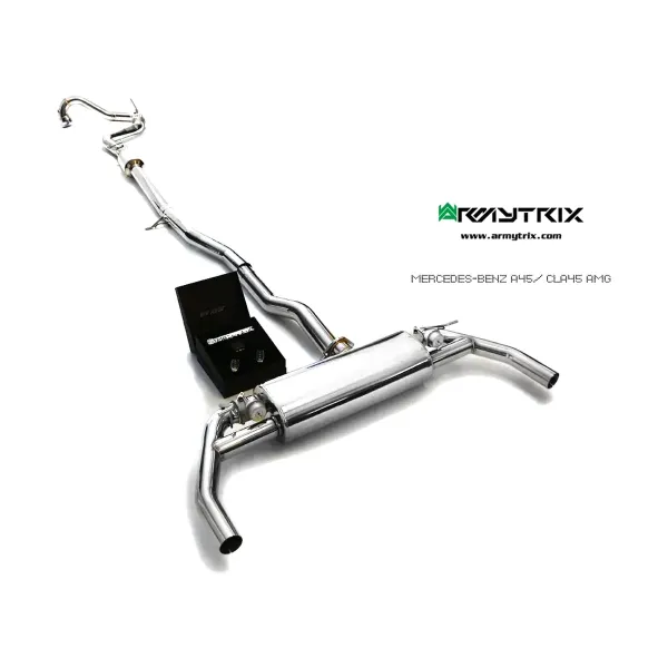 Escape Armytrix SS. Inox. Valvetronic Mercedes Benz W176 A45 AMG