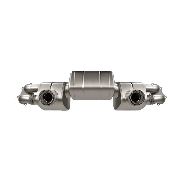 Escape Slip-On Race Line Akrapovič de titanio para Porsche Boxster 718 (S-PO/TI/18/1)