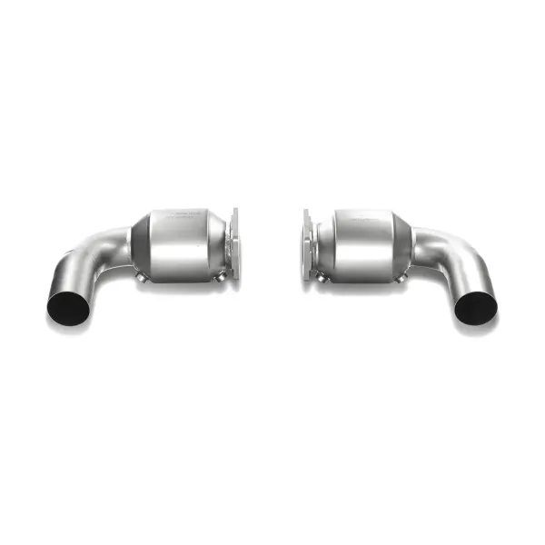 Link pipe Akrapovič de 100 cpsi cats, titanium para Porsche 911 997 Turbo