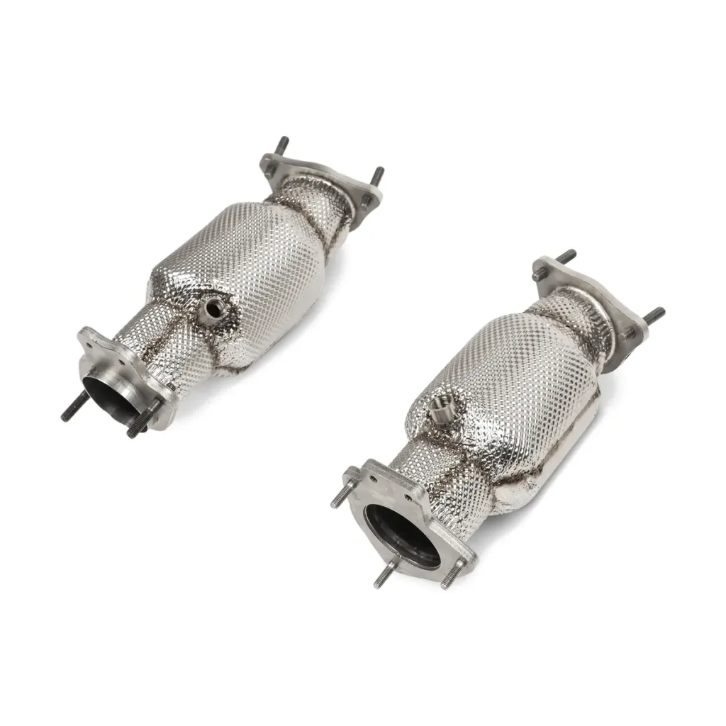 Link pipe Akrapovič de acero inoxidable para Chevrolet Corvette C8