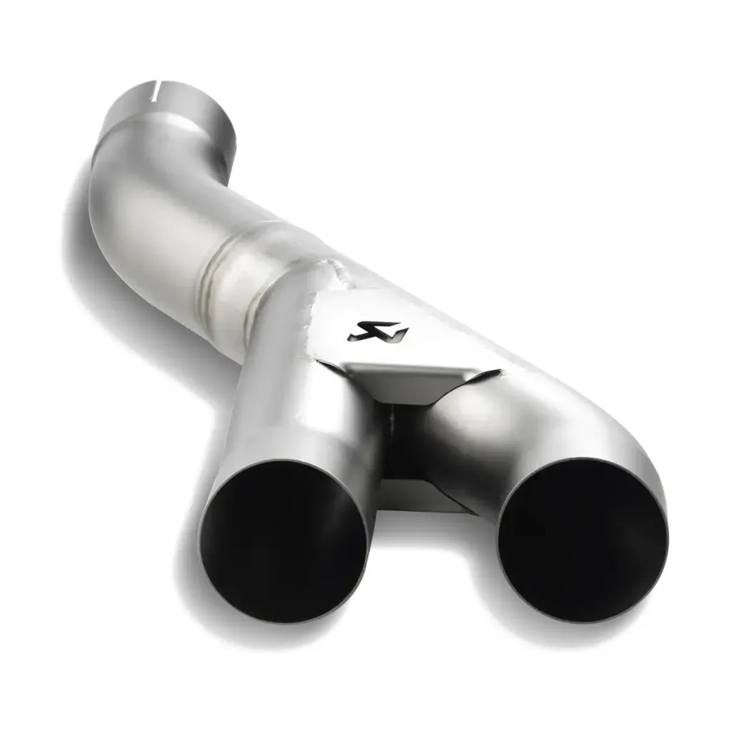 Link pipe Diesel Akrapovič de titanio para Porsche Cayenne 958