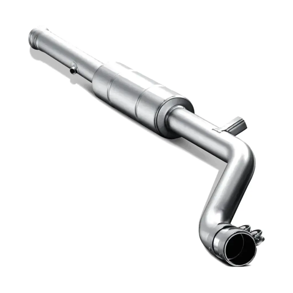 Link pipe Evolution Akrapovič de acero inoxidable para Renault Clio RS